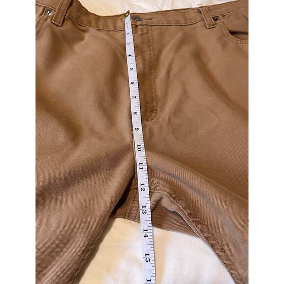 Dickies FLEX Tough Max Brown Work Pants Sz 40 Raw‎ Hem Carpenter Fit - Picture 5 of 10
